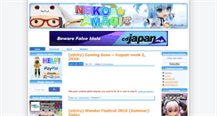 Desktop Screenshot of nekomagic.com